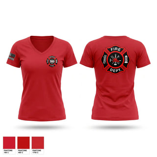 Womens Short Sleeve Vneck Shirt, WATSON, Fire Department, Teamtime, Team time, sublimation, custom sports apparel, team uniforms, spirit wear, spiritwear, sports uniforms, custom shirts, team store, custom team store, fundraiser sports, apparel fundraiser