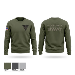 Crew Neck Sweatshirt, Gila County Regional SWAT, Police, Teamtime, Team time, sublimation, custom sports apparel, team uniforms, spirit wear, spiritwear, sports uniforms, custom shirts, team store, custom team store, fundraiser sports, apparel fundraiser