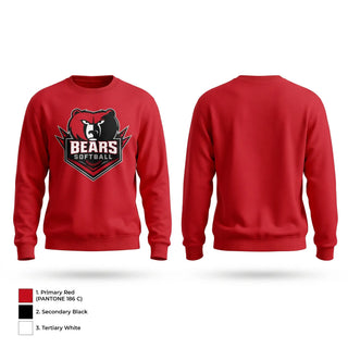Crew Neck Sweatshirt, Bradshaw Mountain High School Softball, Softball, Teamtime, Team time, sublimation, custom sports apparel, team uniforms, spirit wear, spiritwear, sports uniforms, custom shirts, team store, custom team store, fundraiser sports, apparel fundraiser