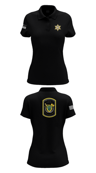 Womens Short Sleeve Performance Polo, C.C.S.O. CERT, , Teamtime, Team time, sublimation, custom sports apparel, team uniforms, spirit wear, spiritwear, sports uniforms, custom shirts, team store, custom team store, fundraiser sports, apparel fundraiser