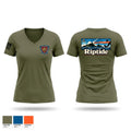 3d Littoral Anti-Air Battalion Women's Short Sleeve V-neck Shirt - 1