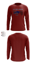 White Knoll High School Track & Field 55705888 Long Sleeve Performance Shirt 5
