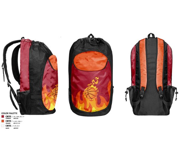 Gear Bag, Houston hot shots, Men's Basketball, Teamtime, Team time, sublimation, custom sports apparel, team uniforms, spirit wear, spiritwear, sports uniforms, custom shirts, team store, custom team store, fundraiser sports, apparel fundraiser
