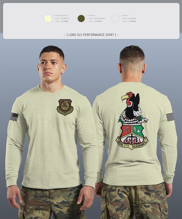 Long Sleeve Performance Shirt, 452nd MXG, Air Force, Teamtime, Team time, sublimation, custom sports apparel, team uniforms, spirit wear, spiritwear, sports uniforms, custom shirts, team store, custom team store, fundraiser sports, apparel fundraiser