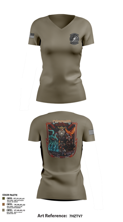 Macs-1 16325629 Women's Short Sleeve V-neck Shirt - 3