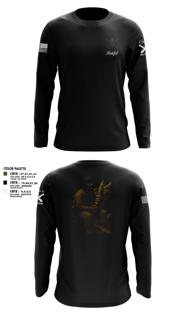 Long Sleeve Performance Shirt, Hateful Hotel 2nd Plt, , Teamtime, Team time, sublimation, custom sports apparel, team uniforms, spirit wear, spiritwear, sports uniforms, custom shirts, team store, custom team store, fundraiser sports, apparel fundraiser