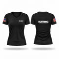 Fight House Women's Short Sleeve V-neck Shirt - 1