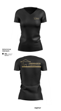 Verduzco Drywall 13130994 Women's Short Sleeve V-neck Shirt - 100