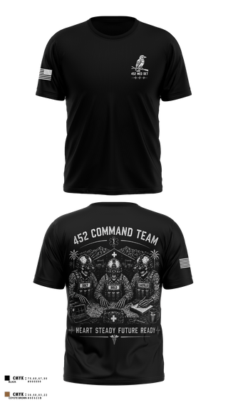 Short Sleeve Performance Shirt, 452 MED DET, Army, Teamtime, Team time, sublimation, custom sports apparel, team uniforms, spirit wear, spiritwear, sports uniforms, custom shirts, team store, custom team store, fundraiser sports, apparel fundraiser
