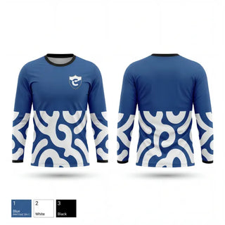 Long Sleeve Performance Shirt, Cate School Track & Field, Track & Field, Teamtime, Team time, sublimation, custom sports apparel, team uniforms, spirit wear, spiritwear, sports uniforms, custom shirts, team store, custom team store, fundraiser sports, apparel fundraiser