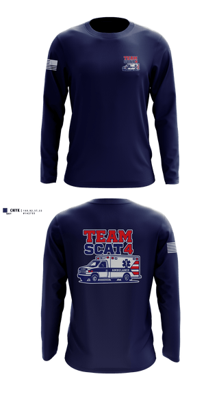 Long Sleeve Performance Shirt, Scat 4, EMS/EMT, Teamtime, Team time, sublimation, custom sports apparel, team uniforms, spirit wear, spiritwear, sports uniforms, custom shirts, team store, custom team store, fundraiser sports, apparel fundraiser