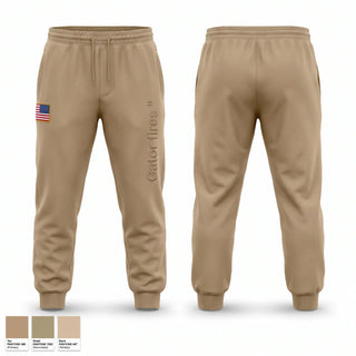 Sweatpants, Gator fires, Army, Teamtime, Team time, sublimation, custom sports apparel, team uniforms, spirit wear, spiritwear, sports uniforms, custom shirts, team store, custom team store, fundraiser sports, apparel fundraiser