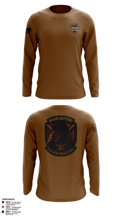 Bravo 3-6 ADA 76703101 Long Sleeve Performance Shirt 106