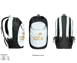 Gear Bag, SDCA, Men's Basketball, Teamtime, Team time, sublimation, custom sports apparel, team uniforms, spirit wear, spiritwear, sports uniforms, custom shirts, team store, custom team store, fundraiser sports, apparel fundraiser
