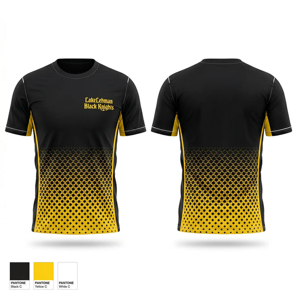 Short Sleeve Performance Shirt, Lake-Lehman Black Knights, Men's Basketball, Teamtime, Team time, sublimation, custom sports apparel, team uniforms, spirit wear, spiritwear, sports uniforms, custom shirts, team store, custom team store, fundraiser sports, apparel fundraiser