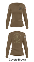 1-320th 33901003 Women's Long Sleeve V-neck Shirt - 17