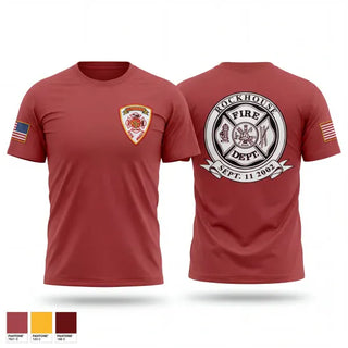Old School Cotton Feel Shirt, Rockhouse vol Fire department, Fire Department, Teamtime, Team time, sublimation, custom sports apparel, team uniforms, spirit wear, spiritwear, sports uniforms, custom shirts, team store, custom team store, fundraiser sports, apparel fundraiser