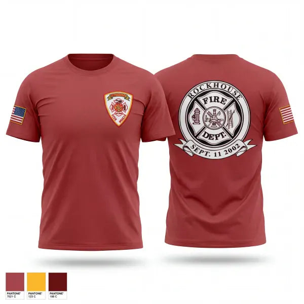 Rockhouse vol Fire department 73331068 Old School Cotton Feel Shirt - 1