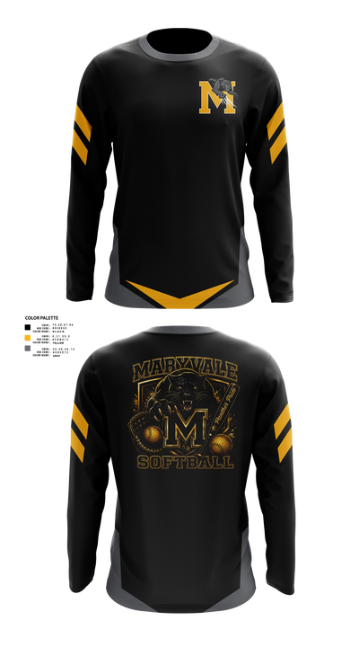Maryvale 60565436 Long Sleeve Performance Shirt - 21