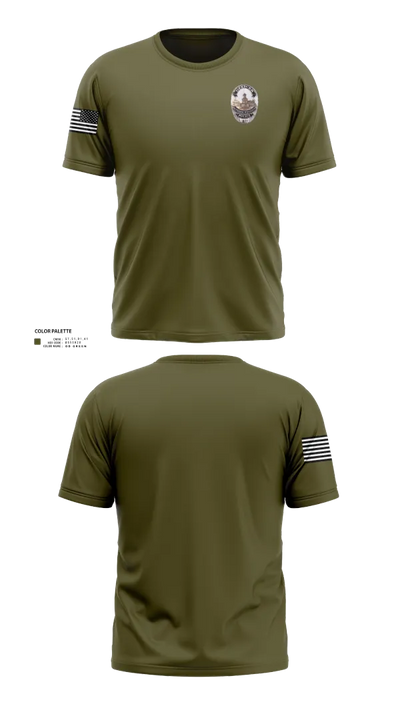 Superior Police Department 92849766 Short Sleeve Performance Shirt - 102
