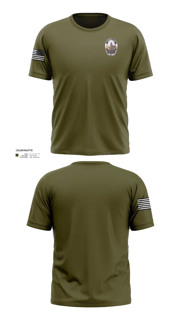 Old School Cotton Feel Shirt, Superior Police Department, , Teamtime, Team time, sublimation, custom sports apparel, team uniforms, spirit wear, spiritwear, sports uniforms, custom shirts, team store, custom team store, fundraiser sports, apparel fundraiser