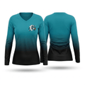 Mendota Aztecs 45908092 Women's Long Sleeve V-neck Shirt - 2