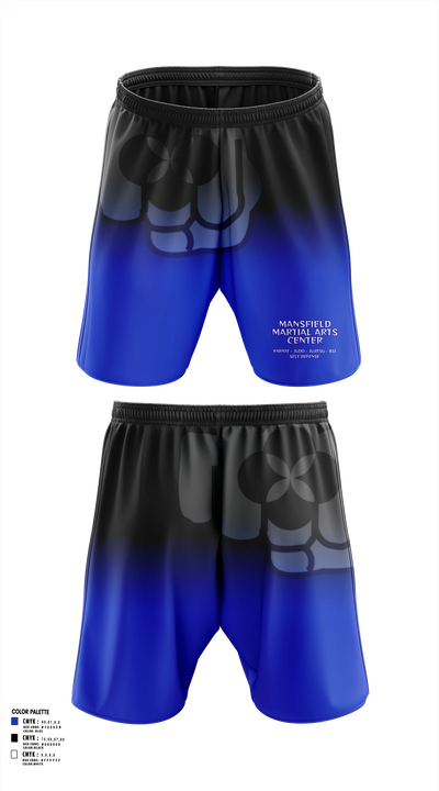 Mansfield Martial Arts Center Athletic Shorts With Pockets - 33