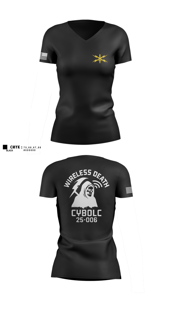 Womens Short Sleeve Vneck Shirt, CyBOLC 25-006, , Teamtime, Team time, sublimation, custom sports apparel, team uniforms, spirit wear, spiritwear, sports uniforms, custom shirts, team store, custom team store, fundraiser sports, apparel fundraiser
