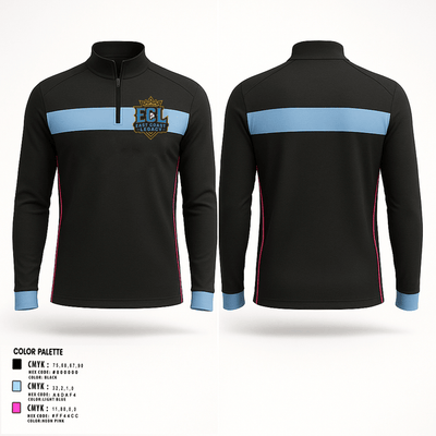 East Coast Legacy 6214038 Quarter Zip Jacket - 25