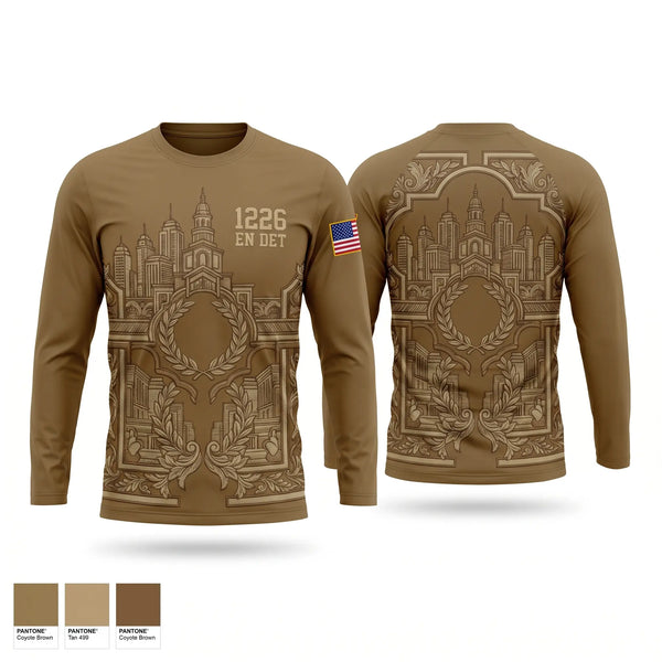 Long Sleeve Performance Shirt, 1226 EN DET, National Guard, Teamtime, Team time, sublimation, custom sports apparel, team uniforms, spirit wear, spiritwear, sports uniforms, custom shirts, team store, custom team store, fundraiser sports, apparel fundraiser