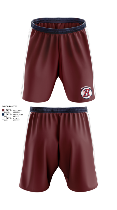 Battleline 88225708 Athletic Shorts With Pockets - 1