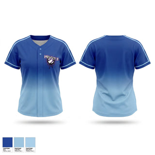 Two Button Softball Jersey, MISFITZ, Softball, Teamtime, Team time, sublimation, custom sports apparel, team uniforms, spirit wear, spiritwear, sports uniforms, custom shirts, team store, custom team store, fundraiser sports, apparel fundraiser