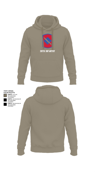 Hoodie, 39th infantry, National Guard, Teamtime, Team time, sublimation, custom sports apparel, team uniforms, spirit wear, spiritwear, sports uniforms, custom shirts, team store, custom team store, fundraiser sports, apparel fundraiser