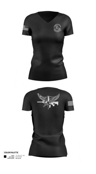 Womens Short Sleeve Vneck Shirt, Special Response Team, Police, Teamtime, Team time, sublimation, custom sports apparel, team uniforms, spirit wear, spiritwear, sports uniforms, custom shirts, team store, custom team store, fundraiser sports, apparel fundraiser
