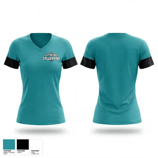 Womens Short Sleeve Vneck Shirt, Diamond Crushers, Softball, Teamtime, Team time, sublimation, custom sports apparel, team uniforms, spirit wear, spiritwear, sports uniforms, custom shirts, team store, custom team store, fundraiser sports, apparel fundraiser