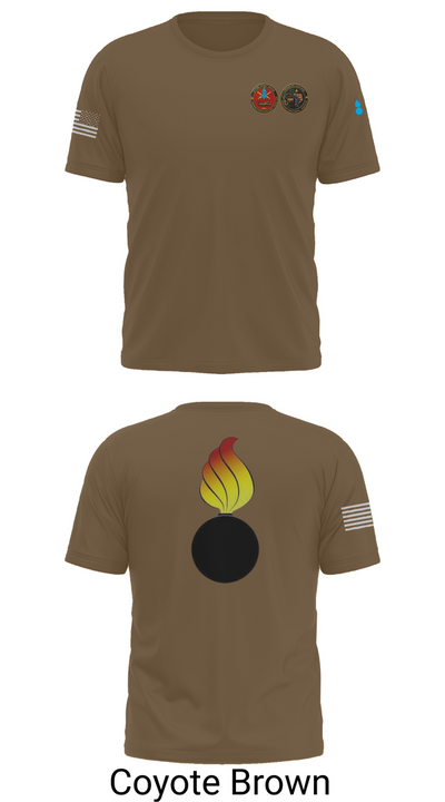 RTS-M FT. HOOD 77686881 Short Sleeve Performance Shirt - 16