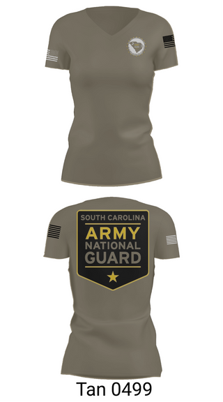 Womens Short Sleeve Vneck Shirt, Scarng, National Guard, Teamtime, Team time, sublimation, custom sports apparel, team uniforms, spirit wear, spiritwear, sports uniforms, custom shirts, team store, custom team store, fundraiser sports, apparel fundraiser