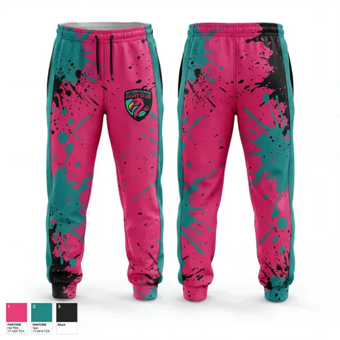Sweatpants, NOCO Flamingos, Rugby, Teamtime, Team time, sublimation, custom sports apparel, team uniforms, spirit wear, spiritwear, sports uniforms, custom shirts, team store, custom team store, fundraiser sports, apparel fundraiser