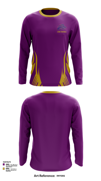 Littleton High School Football 45208337 Long Sleeve Performance Shirt 11