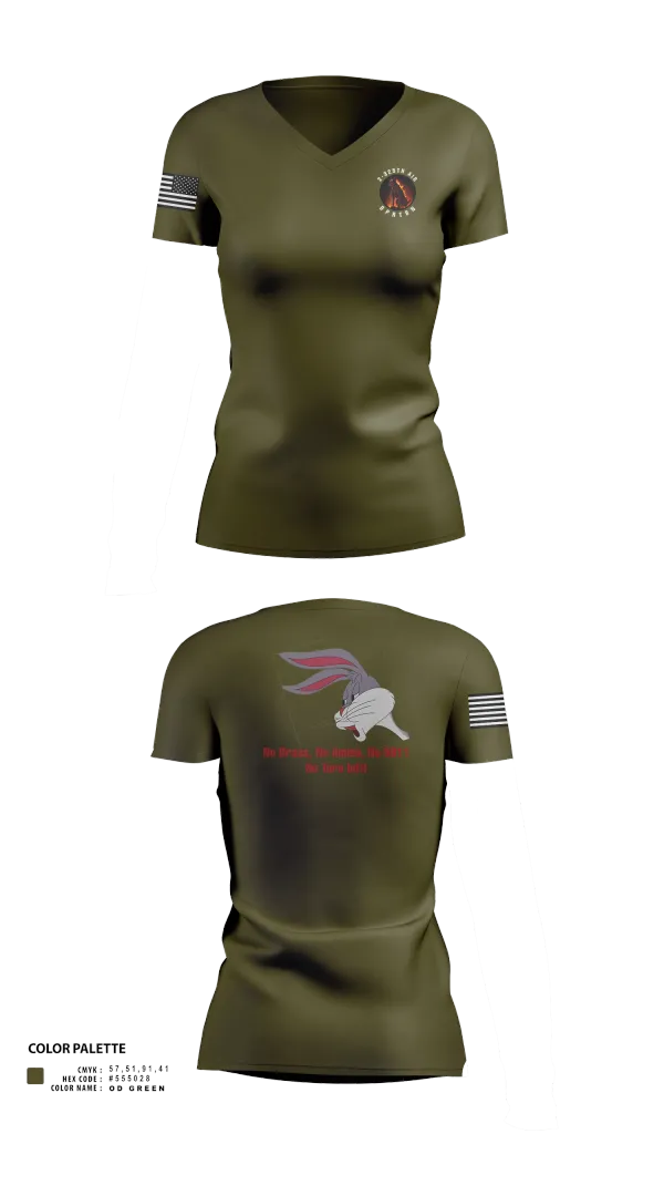 Womens Short Sleeve Vneck Shirt, H Co, 2-325TH AIR, , Teamtime, Team time, sublimation, custom sports apparel, team uniforms, spirit wear, spiritwear, sports uniforms, custom shirts, team store, custom team store, fundraiser sports, apparel fundraiser
