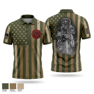 Short Sleeve Performance Polo, Middle inlet fire department, Fire Department, Teamtime, Team time, sublimation, custom sports apparel, team uniforms, spirit wear, spiritwear, sports uniforms, custom shirts, team store, custom team store, fundraiser sports, apparel fundraiser