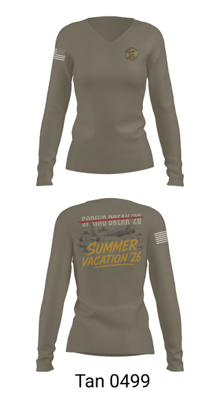 Womens Long Sleeve Vneck Shirt, EARS TANKER MX, Air Force, Teamtime, Team time, sublimation, custom sports apparel, team uniforms, spirit wear, spiritwear, sports uniforms, custom shirts, team store, custom team store, fundraiser sports, apparel fundraiser