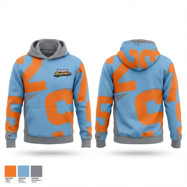 Hoodie, Satsuma Bayou Brawlers, Softball, Teamtime, Team time, sublimation, custom sports apparel, team uniforms, spirit wear, spiritwear, sports uniforms, custom shirts, team store, custom team store, fundraiser sports, apparel fundraiser