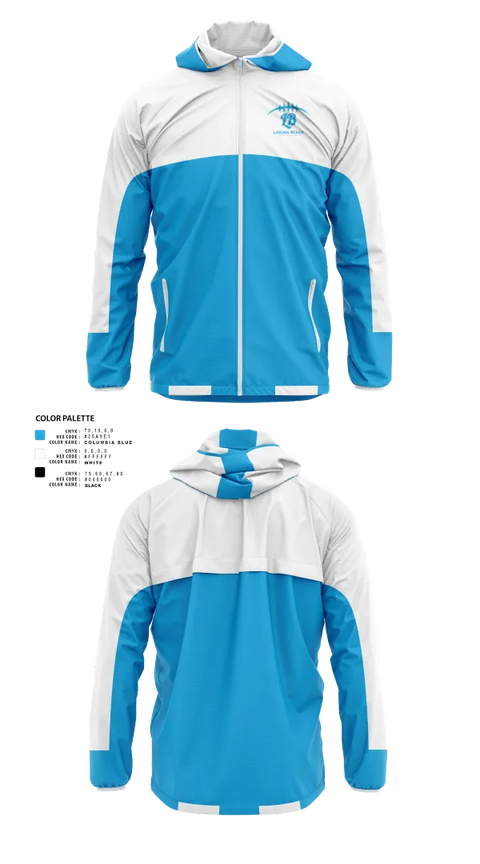Windbreaker, Laguna Beach Youth Football, , Teamtime, Team time, sublimation, custom sports apparel, team uniforms, spirit wear, spiritwear, sports uniforms, custom shirts, team store, custom team store, fundraiser sports, apparel fundraiser
