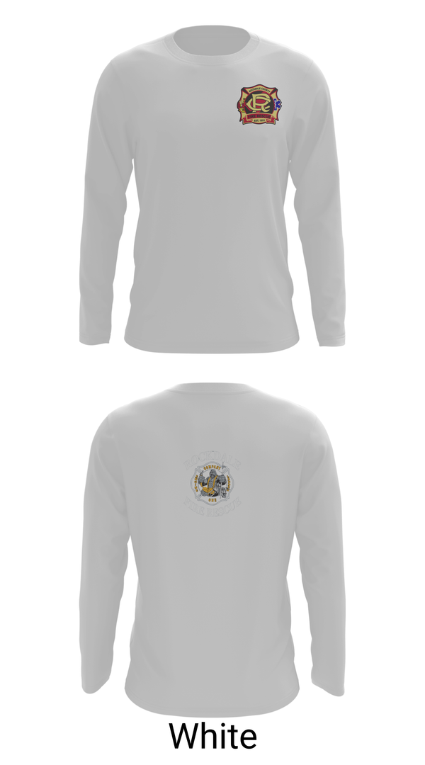 Long Sleeve Performance Shirt, Rockdale County Fire Rescue Company 1, Fire Department, Teamtime, Team time, sublimation, custom sports apparel, team uniforms, spirit wear, spiritwear, sports uniforms, custom shirts, team store, custom team store, fundraiser sports, apparel fundraiser
