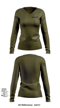 NOD SRT 79617066 Women's Long Sleeve V-neck Shirt - 101