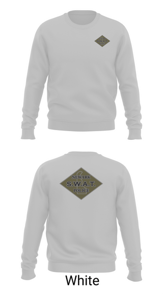Crew Neck Sweatshirt, Newark SWAT, Police, Teamtime, Team time, sublimation, custom sports apparel, team uniforms, spirit wear, spiritwear, sports uniforms, custom shirts, team store, custom team store, fundraiser sports, apparel fundraiser