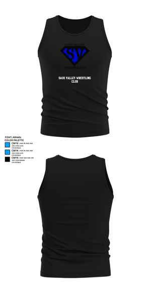 Tank Top, Sauk Valley Wrestling Club, Wrestling, Teamtime, Team time, sublimation, custom sports apparel, team uniforms, spirit wear, spiritwear, sports uniforms, custom shirts, team store, custom team store, fundraiser sports, apparel fundraiser