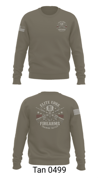 Crew Neck Sweatshirt, Elite edge firearms, , Teamtime, Team time, sublimation, custom sports apparel, team uniforms, spirit wear, spiritwear, sports uniforms, custom shirts, team store, custom team store, fundraiser sports, apparel fundraiser