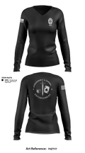 ACE  Women's Long Sleeve V-neck Shirt - 2